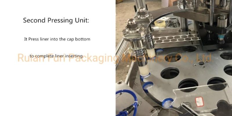 Cap Liner Punching and Inserting Machine Pressure Sensitive PS Liner