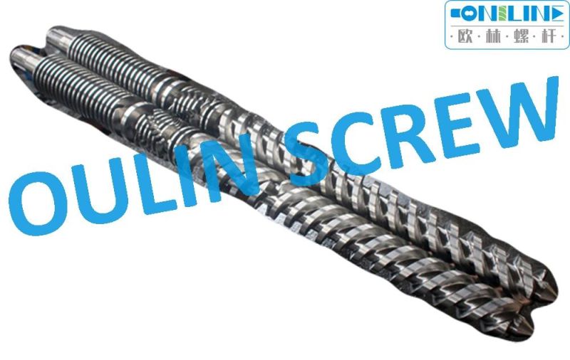 Jwell Liansu 65/132 Twin Conical Screw and Barrel for PVC Extrusion