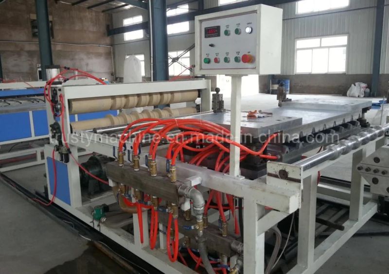 PVC Corrugated Wave Roof Sheet Extrusion Line Extruder Machine