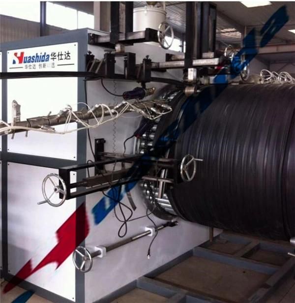 Spiral Wind Drainage Pipe Extruder HDPE Extrusion Line