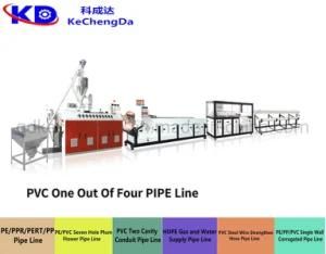 Plastic Kcd 16-32 PVC Four Cavity Conduit Pipe Extrusion Line