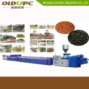 Building Materials PE WPC Profile Flooring Production Line Extrusion Machinery