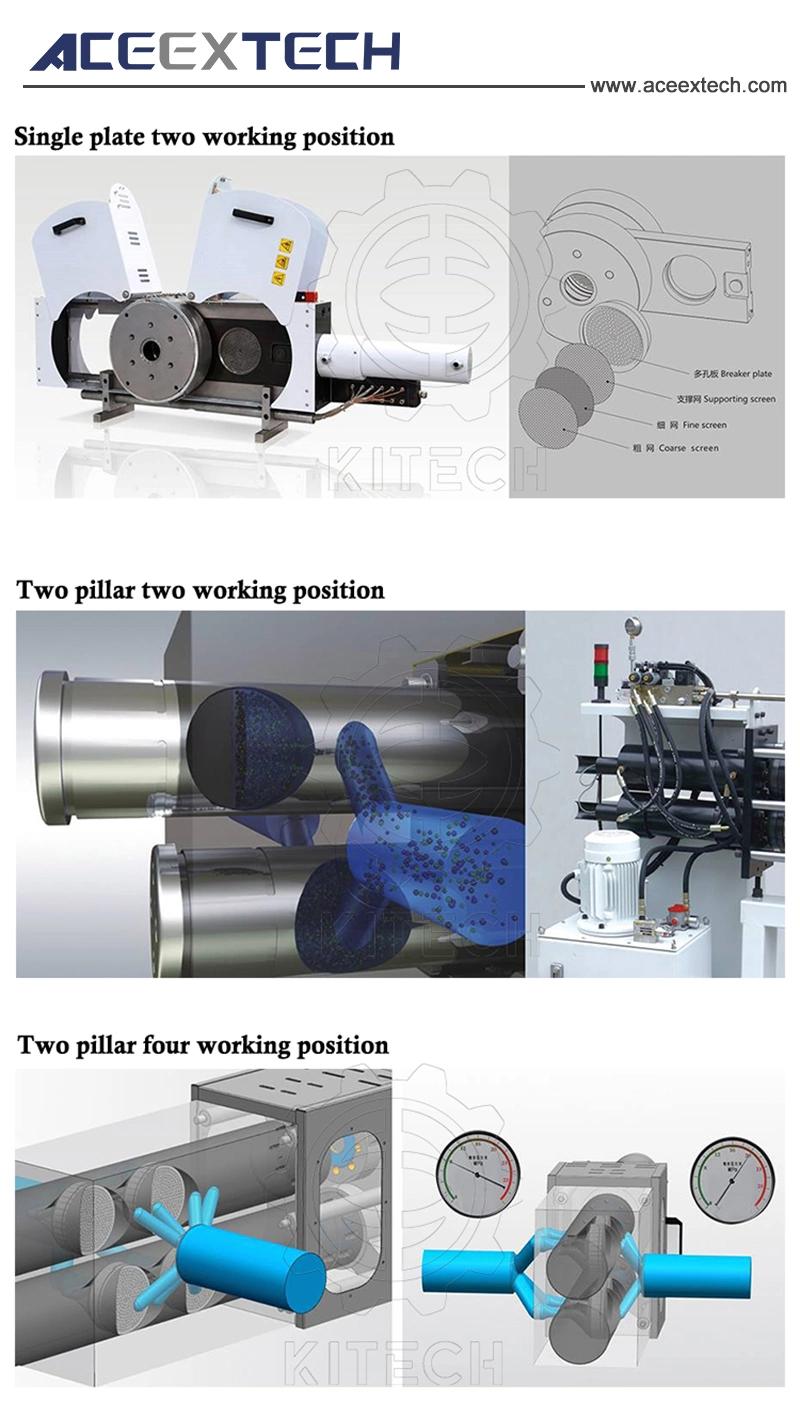 Water Ring Hot Cutting Type Waste PP PE Plastic Granulating Line/PP PE Film Pelletizing Machine/Granule Making Machine