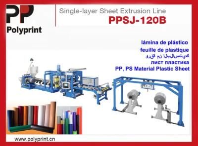 PP Material Plastic Sheet Extruder