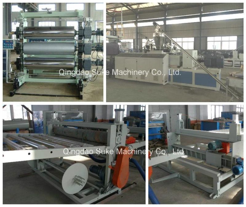 PVC Waterproof Roll Sheet, Leather Roll Production Extrusion Line