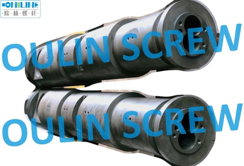 Twin Conical Screw and Barrel for PE+WPC Extrusion