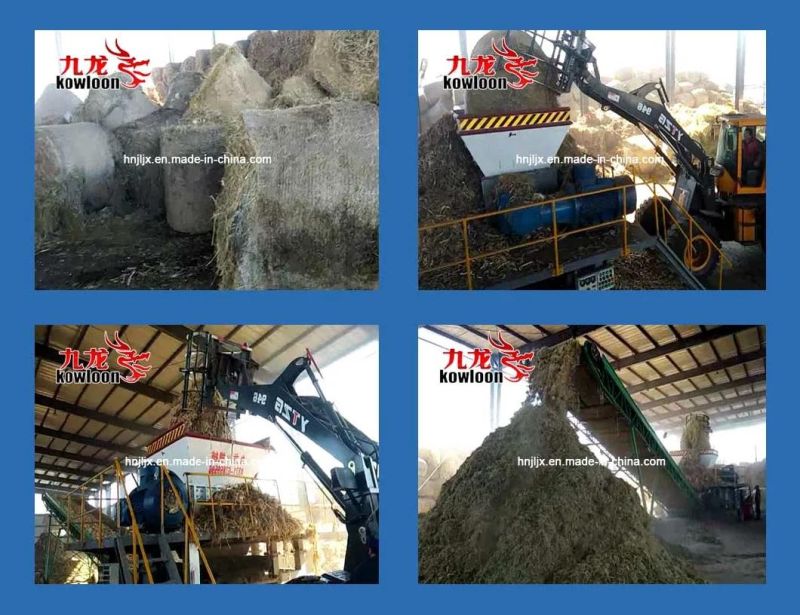 Industrial Heavy Double Shaft Biomass Shredder