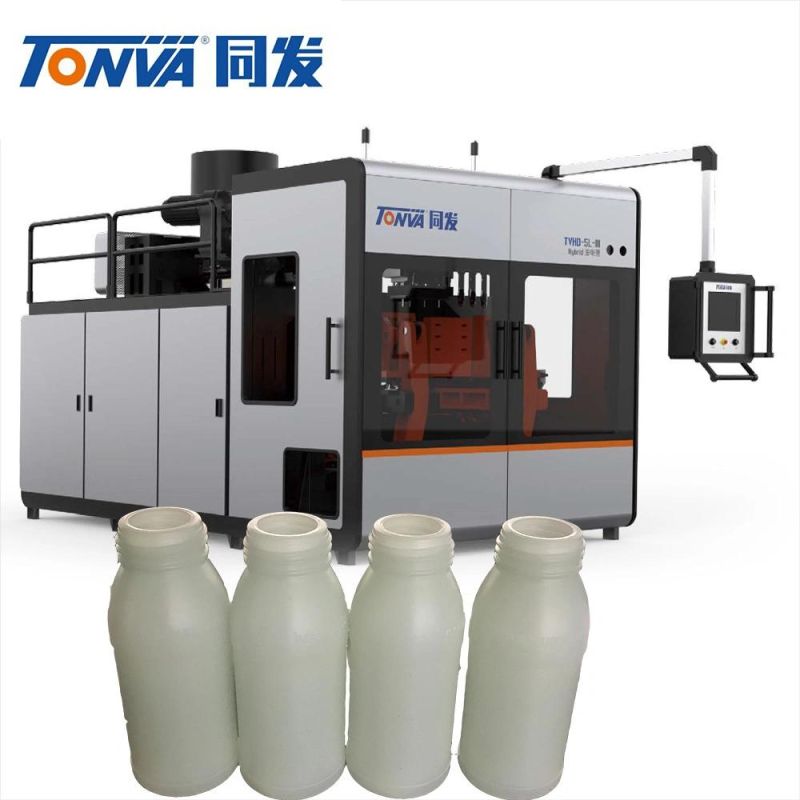Tonva Plastic HDPE Yakult Bottle Small Bottle Making Blow Machine Hybrid Type