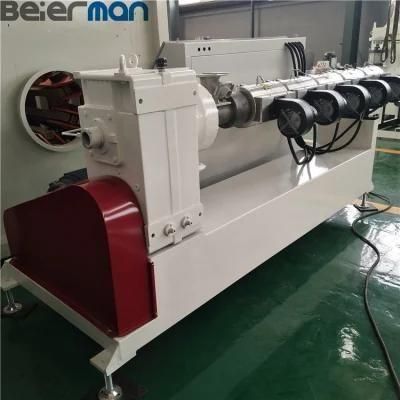 Single Screw Extruder Sj75/30 Extrusion Machine for HDPE Wood WPC Profile Fence Making