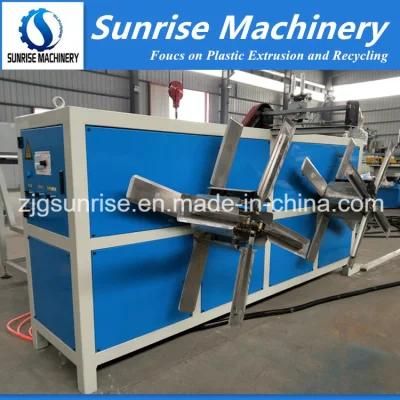 Plastic HDPE PE PVC Single Wall Corrugated Pipe Soft Hose Extrusion Making Machine