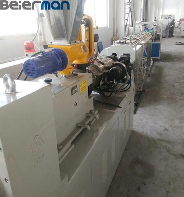 High Quality Ce 16-50mm Two Cavity Plastic PVC UPVC Small Wire Cable Protection Pipe Extrusion Line with Sjsz51/105 Conical Twin Screw Extruder