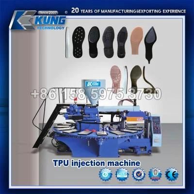 4 Station Single Color TPU Injection Machine