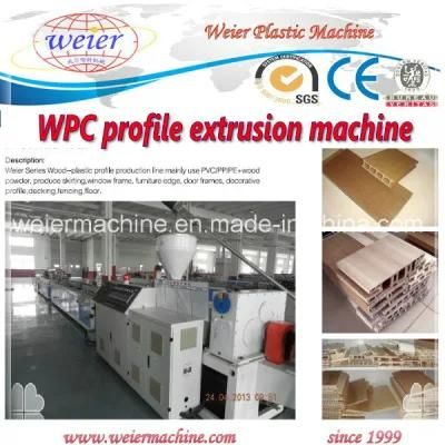 WPC Extrusion Line for Co-Extrusion Wood Plastic PE Decking