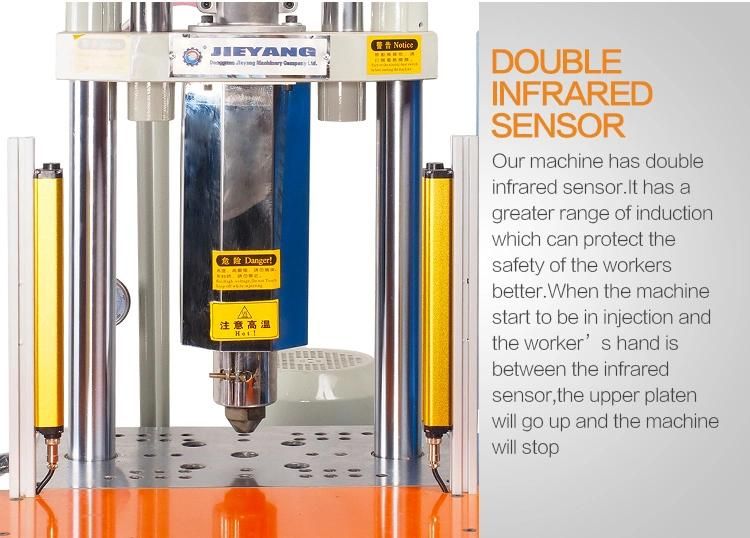 Semi Desktop Plastic Cable USB Mirco Connector Injection Molding Machine