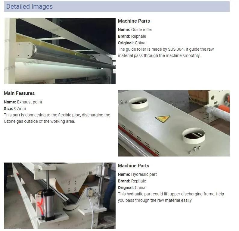 Bo Pet Plastic Film Surface Corona Treater/Corona Treatment Machine