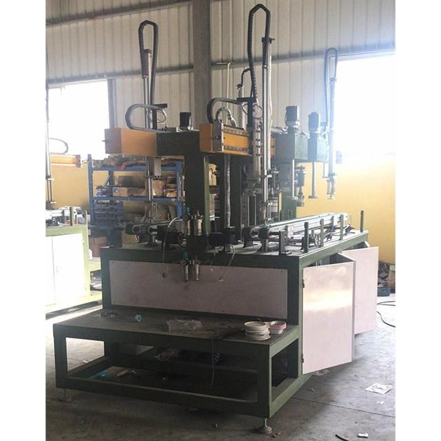Automatic Double Side Grinding Machine for Melamine Tableware