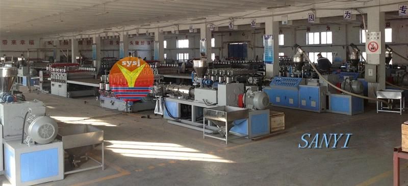 WPC Foaming Sheet Extruding Machine/Plastic Board Extruding Process
