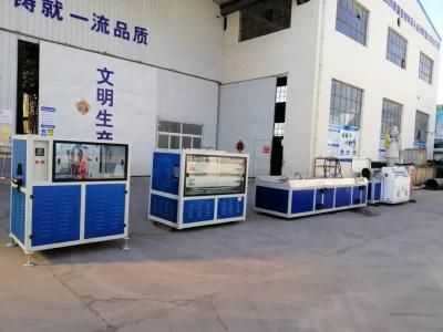 PLC Control Plastic Profile Making Machine Production Line Extrusion Line Extruder