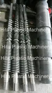 PVC PPR Pipe Extrusion Screw Barrel Twin Screw Barrel with Bimetallic 38 Crmoaia Steel ...