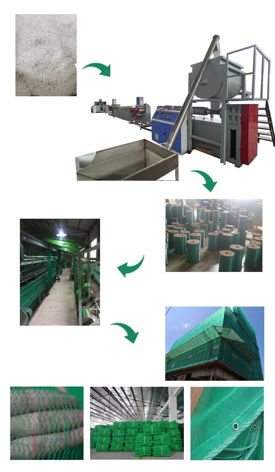 Plastic Filament/Fiber/Bristle Pet/PP Filament Safety Net/Fishing Net/Dustproof Net Filament Extruding Making Machine