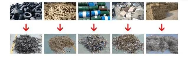 Densen Customized Scrap Metal Crusher, Metal Garbage Shredder, Old Metal Parts Treatment Application