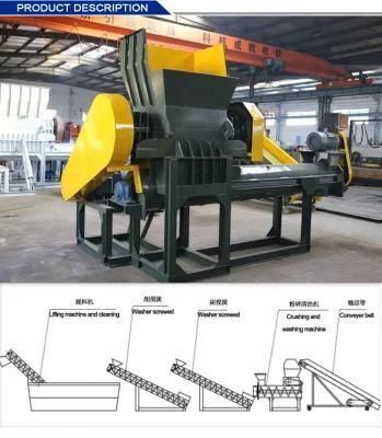 Waste Plastic Recycling and Crushing Machine with CE ISO Certification Crusher