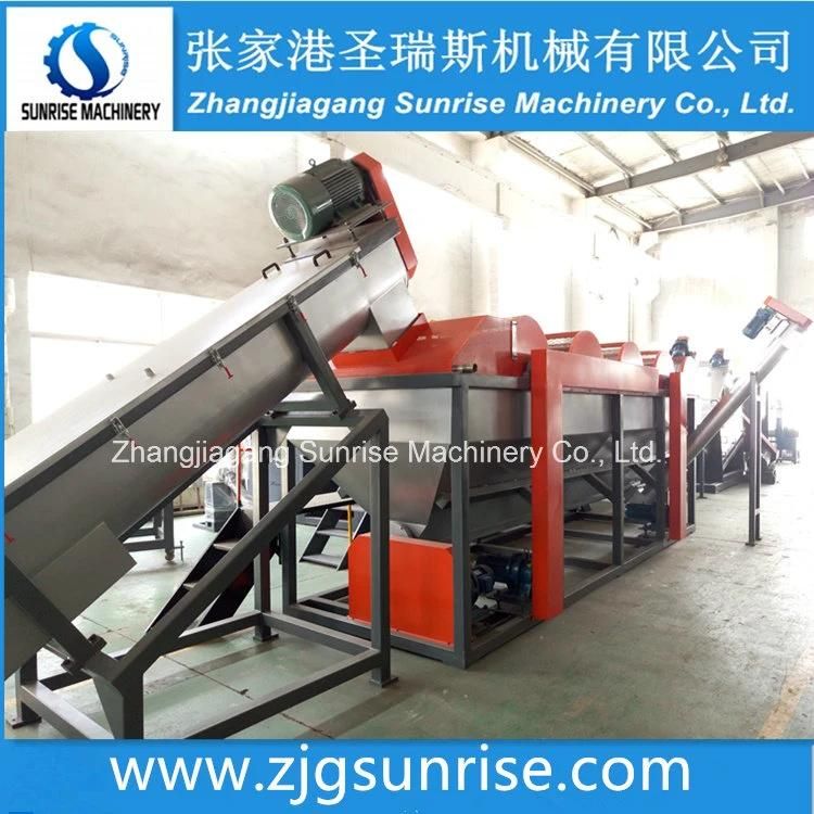 1000kg/H LDPE Film Washing Granulating Recycling Production Line