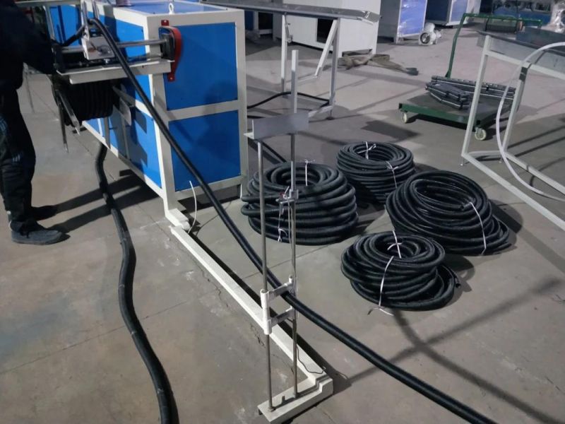 Fast Speed Single Wall PE Corrugated Pipe Machine