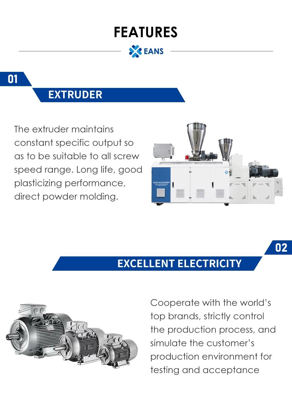 Plastic PVC Window Door Profile Frame Extrusion Machine Line