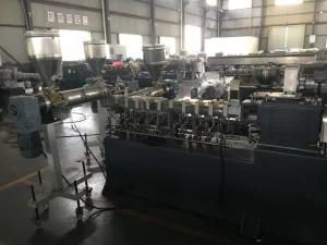 PP +70% Calcium Carbonate Filler Masterbatch Co-Rotating Twin Screw Extruder