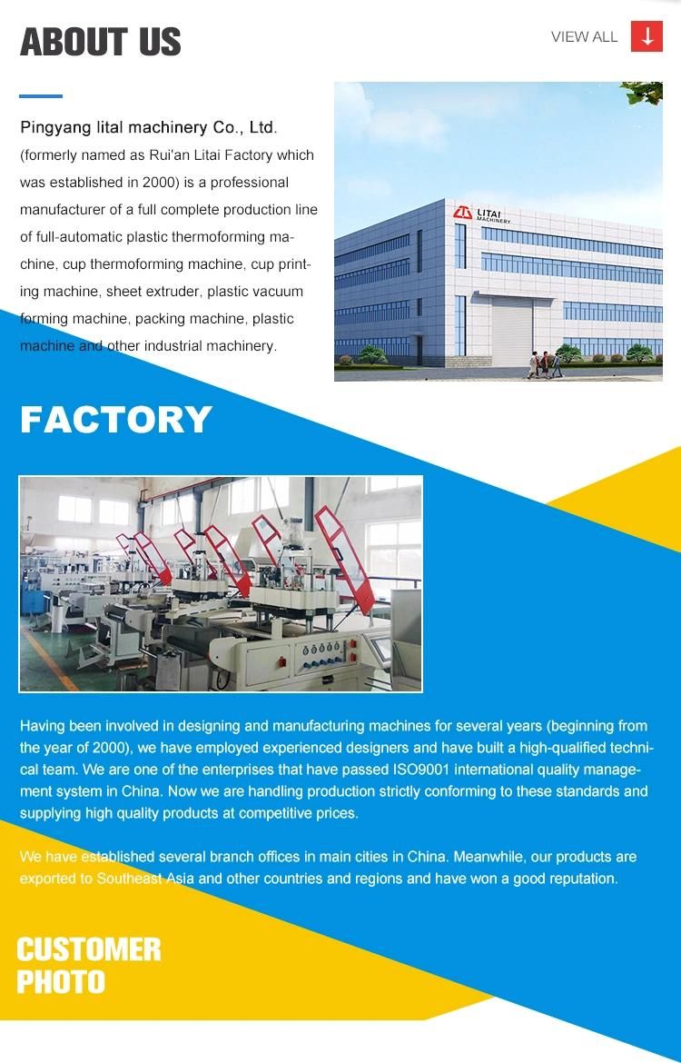 Plastic Food Storage Containers Four-Station Thermoforming Machine Plastic Box Making Machine