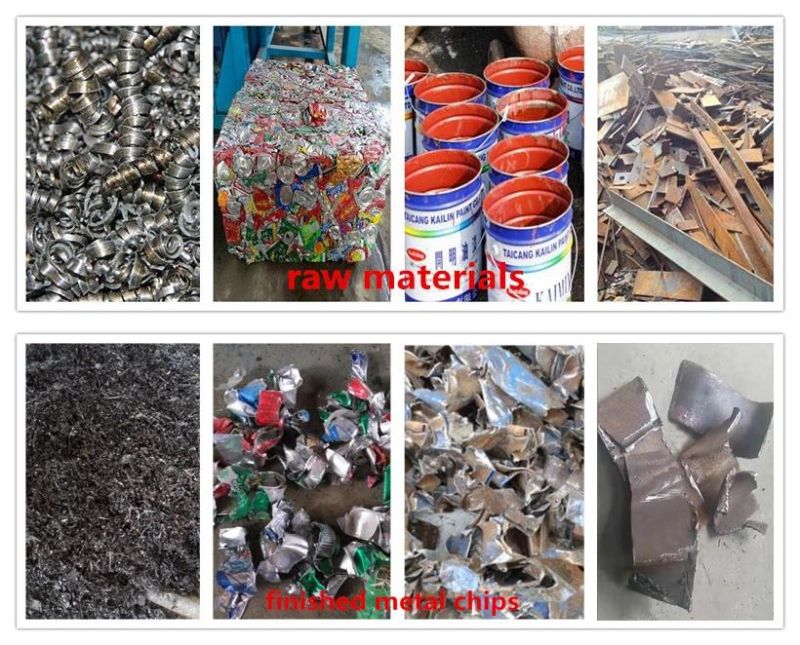 Iron Plate Steel Plate and Various Waste Metal Products Shredder Factory