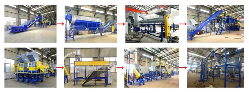 Good Performance Waste Plastic Pet Bottle Recycling Washing Equipment Machine Line with Wet Crusher
