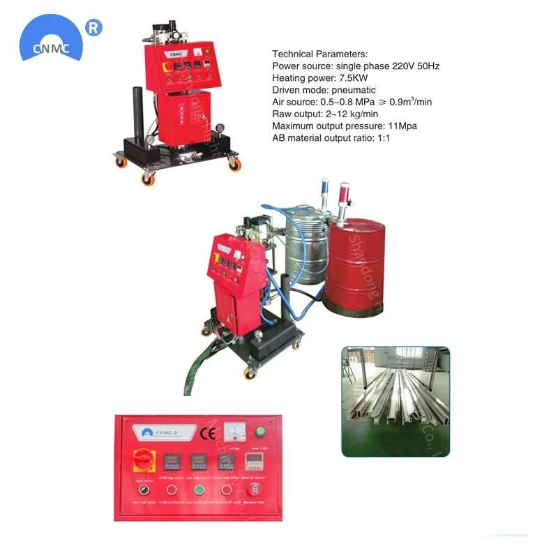 Heating Power 7.5kw Polyurethane Foam Injection Machine