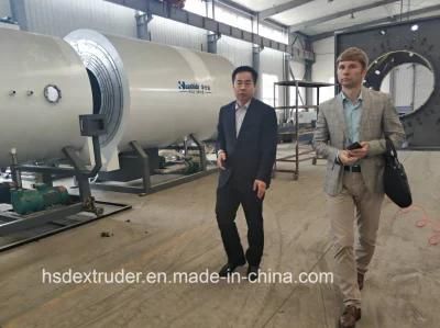 HDPE 110-600mm Plastic Jacket Shell Casing Pipe Extrusion Machinery for Supplying Hot ...
