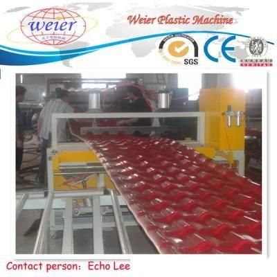 New Type PVC, Asa, PMMA Synthetic Resin Tiles Roofing Machine