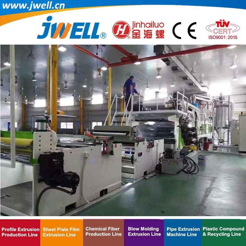 Jwell-PLA/Pet Biodegradable Sheet Extrusion Line for Food Packing 3-D Printing Garbage Bag Agricultural Mulch Film