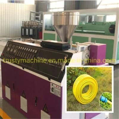 PVC Fiber Reinforced Soft Pipe Extrusion Line Machine/PVC Hose Extruder Machine/Plastic ...