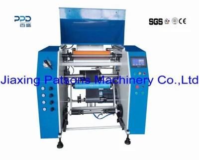 China Manufacturer Automatic 3 Shaft Stretch Film Rewinding Machinery