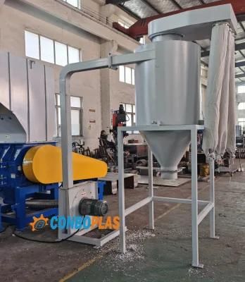 Single Shaft Shredder and Crusher Combination for Plastic Lumps