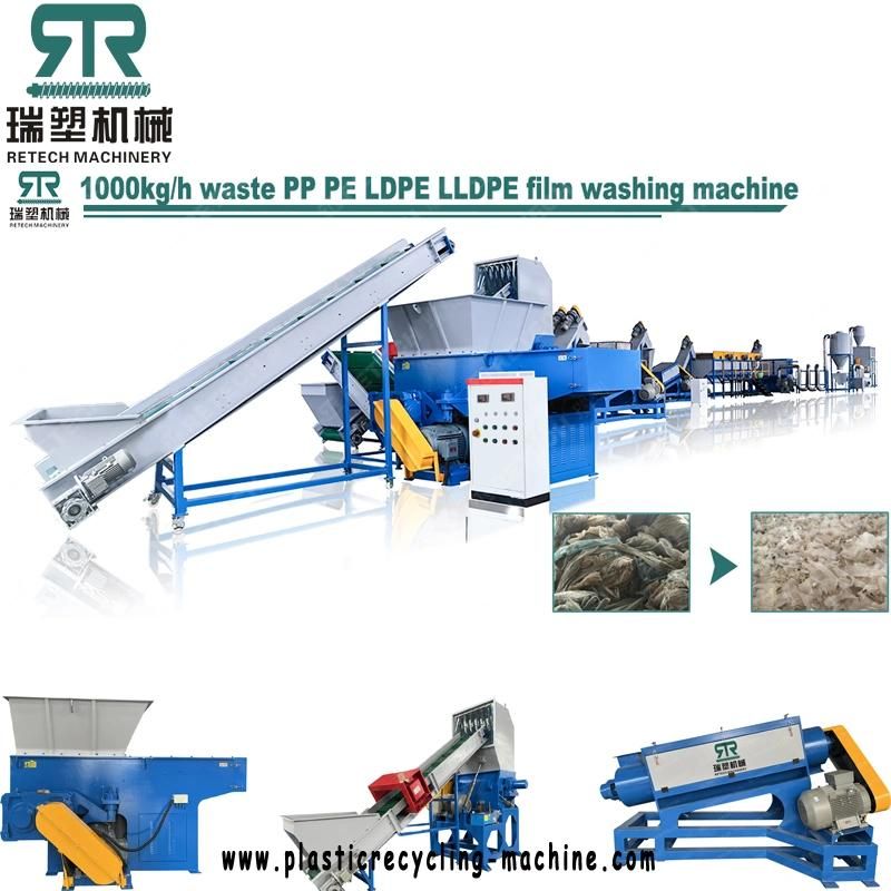 LDPE HDPE Film Compactor Granulating Line