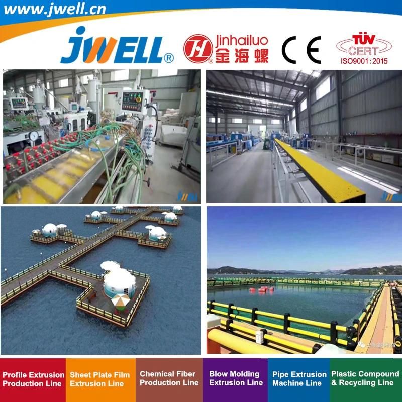 Jwell- PE Plastic Ocean Marine Pedal Fishing Raft Profile Recycling Agricultural Making Extrusion Machine for Using in The Sea, Rivers, Lakes, Moors, Ponds