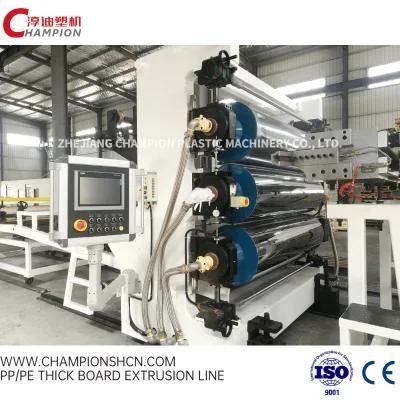 Champion Extruder PP PE ABS Sheet/Board Plate Extruding Machine/ Extrusion Production Line