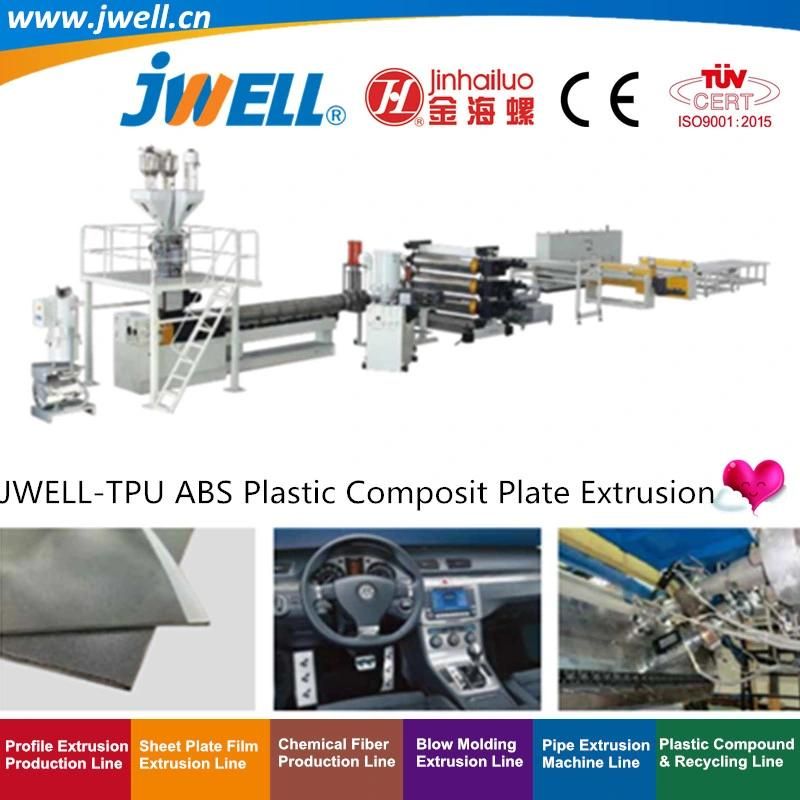 Jwell-TPU|ABS Plastic Composite Plate Recycling Agricultural Making Extruder Machine for Automobile Application Series (4)