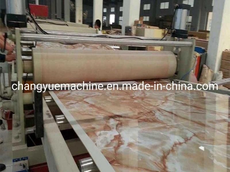 Automatic Fully PVC Artifical Marble Sheet Making Machine