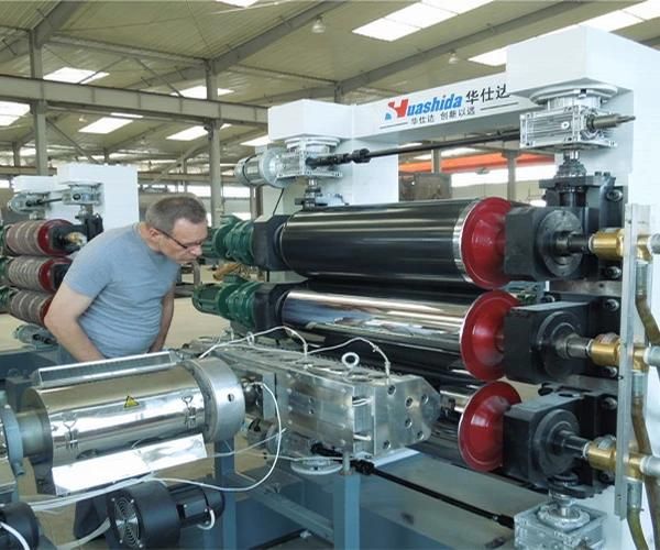 Plastic Sheet Extruder / PVC Film Extrusion Line