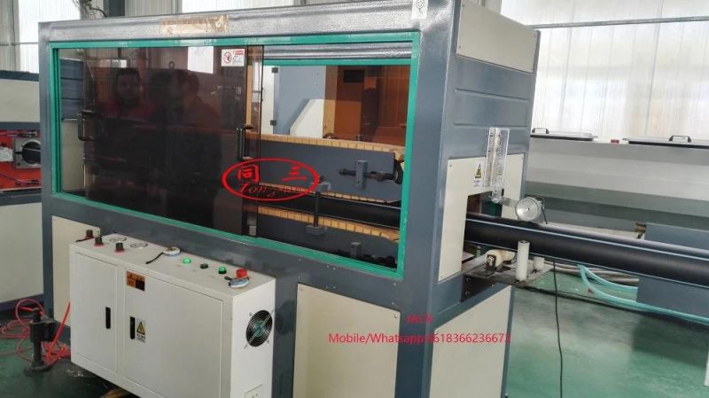 Plastic HDPE PE LDPE PPR Pipe Hose Single Screw Extruder