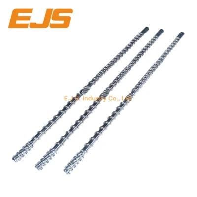 Single Bimetallic Screw Barrel for Plastic Extrusion Machines