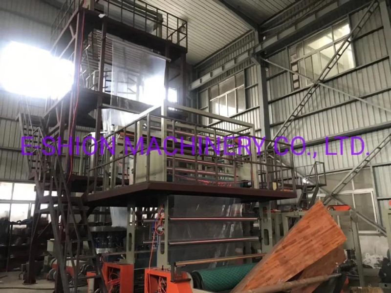 High Speed Agriculture LDPE LLDPE HDPE Film Blowing Machine with Two Winders