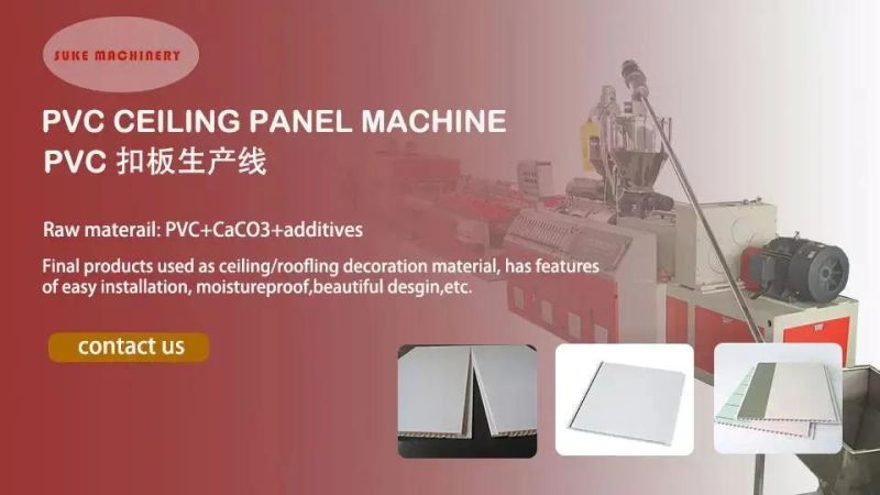 Model House PVC Panel Machine PVC Ceiling Extrusion Machine/ PVC Ceiling Wall Panel Making Machine
